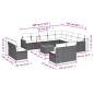 vidaXL 13-tlg. Garten-Sofagarnitur mit Kissen Beige Poly Rattan vidaXL 13-tlg. Garten-Sofagarnitur mit Kissen Beige Poly Rattan
