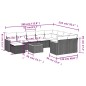 vidaXL 11-tlg. Garten-Sofagarnitur mit Kissen Beige Poly Rattan vidaXL 11-tlg. Garten-Sofagarnitur mit Kissen Beige Poly Rattan