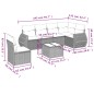vidaXL 7-tlg. Garten-Sofagarnitur mit Kissen Beige Poly Rattan vidaXL 7-tlg. Garten-Sofagarnitur mit Kissen Beige Poly Rattan