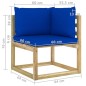 7-tlg. Garten-Lounge-Set mit Kissen Imprägniertes Kiefernholz 7-tlg. Garten-Lounge-Set mit Kissen Imprägniertes Kiefernholz