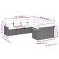 vidaXL 8-tlg. Garten-Sofagarnitur mit Kissen Beige Poly Rattan vidaXL 8-tlg. Garten-Sofagarnitur mit Kissen Beige Poly Rattan