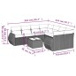 vidaXL 9-tlg. Garten-Sofagarnitur mit Kissen Schwarz Poly Rattan vidaXL 9-tlg. Garten-Sofagarnitur mit Kissen Schwarz Poly Rattan