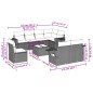 vidaXL 9-tlg. Garten-Sofagarnitur mit Kissen Beige Poly Rattan vidaXL 9-tlg. Garten-Sofagarnitur mit Kissen Beige Poly Rattan