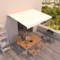 vidaXL Markise Automatisch Einziehbar 400x350 cm Creme vidaXL Markise Automatisch Einziehbar 400x350 cm Creme