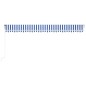 vidaXL Markise Automatisch Einziehbar 600x350 cm Blau und Weiß vidaXL Markise Automatisch Einziehbar 600x350 cm Blau und Weiß