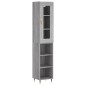 Highboard Grau Sonoma 34,5x34x180 cm Holzwerkstoff Highboard Grau Sonoma 34,5x34x180 cm Holzwerkstoff