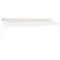 vidaXL Standmarkise Automatisch 600x350 cm Creme vidaXL Standmarkise Automatisch 600x350 cm Creme