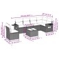 vidaXL 7-tlg. Garten-Sofagarnitur mit Kissen Beige Poly Rattan vidaXL 7-tlg. Garten-Sofagarnitur mit Kissen Beige Poly Rattan