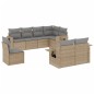 vidaXL 8-tlg. Garten-Sofagarnitur mit Kissen Beige Poly Rattan vidaXL 8-tlg. Garten-Sofagarnitur mit Kissen Beige Poly Rattan