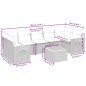vidaXL 8-tlg. Garten-Sofagarnitur mit Kissen Beige Poly Rattan vidaXL 8-tlg. Garten-Sofagarnitur mit Kissen Beige Poly Rattan