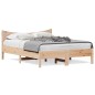 vidaXL Massivholzbett 140x190 cm Kiefer vidaXL Massivholzbett 140x190 cm Kiefer