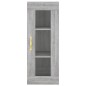 Highboard Grau Sonoma 34,5x34x180 cm Holzwerkstoff Highboard Grau Sonoma 34,5x34x180 cm Holzwerkstoff