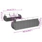 vidaXL 8-tlg. Garten-Sofagarnitur mit Kissen Schwarz Poly Rattan vidaXL 8-tlg. Garten-Sofagarnitur mit Kissen Schwarz Poly Rattan