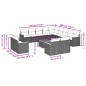 vidaXL 14-tlg. Garten-Sofagarnitur mit Kissen Beige Poly Rattan vidaXL 14-tlg. Garten-Sofagarnitur mit Kissen Beige Poly Rattan
