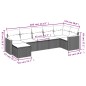 vidaXL 7-tlg. Garten-Sofagarnitur mit Kissen Beige Poly Rattan vidaXL 7-tlg. Garten-Sofagarnitur mit Kissen Beige Poly Rattan