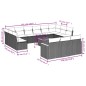 vidaXL 14-tlg. Garten-Sofagarnitur mit Kissen Beige Poly Rattan vidaXL 14-tlg. Garten-Sofagarnitur mit Kissen Beige Poly Rattan