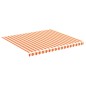 vidaXL Markisenbespannung Gelb und Orange 4x3,5 m vidaXL Markisenbespannung Gelb und Orange 4x3,5 m