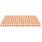 vidaXL Markisenbespannung Gelb und Orange 4x3,5 m vidaXL Markisenbespannung Gelb und Orange 4x3,5 m