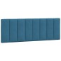 vidaXL Bettgestell mit Kopfteil Blau 120x200 cm Samt vidaXL Bettgestell mit Kopfteil Blau 120x200 cm Samt