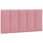 vidaXL Bettgestell mit Kopfteil Rosa 100x200 cm Samt vidaXL Bettgestell mit Kopfteil Rosa 100x200 cm Samt