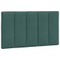 vidaXL Bettgestell mit Kopfteil Dunkelgrün 90x190 cm Samt vidaXL Bettgestell mit Kopfteil Dunkelgrün 90x190 cm Samt