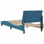 vidaXL Bettgestell mit Kopfteil Blau 90x200 cm Samt vidaXL Bettgestell mit Kopfteil Blau 90x200 cm Samt