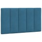 vidaXL Bettgestell mit Kopfteil Blau 90x200 cm Samt vidaXL Bettgestell mit Kopfteil Blau 90x200 cm Samt