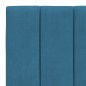 vidaXL Bettgestell mit Kopfteil Blau 90x200 cm Samt vidaXL Bettgestell mit Kopfteil Blau 90x200 cm Samt