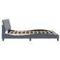 vidaXL Bettgestell mit Kopfteil Dunkelgrau 180x200 cm Samt vidaXL Bettgestell mit Kopfteil Dunkelgrau 180x200 cm Samt