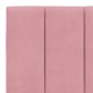 vidaXL Bettgestell mit Kopfteil Rosa 160x200 cm Samt vidaXL Bettgestell mit Kopfteil Rosa 160x200 cm Samt