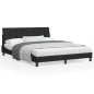 vidaXL Bettgestell ohne Matratze Schwarz 160x200 cm Samt vidaXL Bettgestell ohne Matratze Schwarz 160x200 cm Samt
