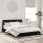 vidaXL Bettgestell ohne Matratze Schwarz 160x200 cm Samt vidaXL Bettgestell ohne Matratze Schwarz 160x200 cm Samt