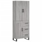 Highboard Grau Sonoma 69,5x34x180 cm Holzwerkstoff Highboard Grau Sonoma 69,5x34x180 cm Holzwerkstoff