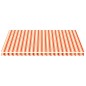 vidaXL Markisenbespannung Gelb und Orange 4,5x3,5 m vidaXL Markisenbespannung Gelb und Orange 4,5x3,5 m
