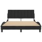 vidaXL Bettgestell mit Kopfteil Schwarz 120x200 cm Samt vidaXL Bettgestell mit Kopfteil Schwarz 120x200 cm Samt