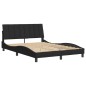 vidaXL Bettgestell mit Kopfteil Schwarz 140x200 cm Samt vidaXL Bettgestell mit Kopfteil Schwarz 140x200 cm Samt