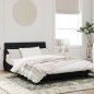 vidaXL Bettgestell mit Kopfteil Schwarz 140x200 cm Samt vidaXL Bettgestell mit Kopfteil Schwarz 140x200 cm Samt