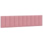 vidaXL Bettgestell mit Kopfteil Rosa 200x200 cm Samt vidaXL Bettgestell mit Kopfteil Rosa 200x200 cm Samt