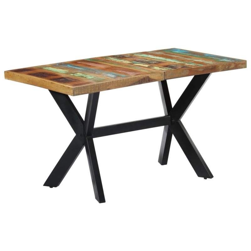vidaXL Esstisch 140x70x75 cm Altholz Massiv vidaXL Esstisch 140x70x75 cm Altholz Massiv