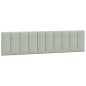 vidaXL Bettgestell mit Kopfteil Hellgrau 200x200 cm Samt vidaXL Bettgestell mit Kopfteil Hellgrau 200x200 cm Samt