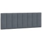 vidaXL Bettgestell mit Kopfteil Dunkelgrau 140x200 cm Samt vidaXL Bettgestell mit Kopfteil Dunkelgrau 140x200 cm Samt