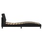 vidaXL Bettgestell mit Kopfteil Schwarz 90x200 cm Samt vidaXL Bettgestell mit Kopfteil Schwarz 90x200 cm Samt