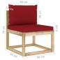 7-tlg. Garten-Lounge-Set mit Kissen Imprägniertes Kiefernholz 7-tlg. Garten-Lounge-Set mit Kissen Imprägniertes Kiefernholz