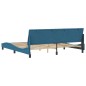 vidaXL Bettgestell mit Kopfteil Blau 200x200 cm Samt vidaXL Bettgestell mit Kopfteil Blau 200x200 cm Samt