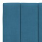vidaXL Bettgestell mit Kopfteil Blau 200x200 cm Samt vidaXL Bettgestell mit Kopfteil Blau 200x200 cm Samt