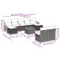 vidaXL 10-tlg. Garten-Sofagarnitur mit Kissen Beige Poly Rattan vidaXL 10-tlg. Garten-Sofagarnitur mit Kissen Beige Poly Rattan