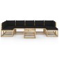 vidaXL 8-tlg. Garten-Lounge-Set mit Kissen Imprägniertes Kiefernholz vidaXL 8-tlg. Garten-Lounge-Set mit Kissen Imprägniertes Kiefernholz