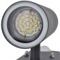 LED-Wandleuchte Edelstahl Zylinderform Schwarz mit Sensor LED-Wandleuchte Edelstahl Zylinderform Schwarz mit Sensor