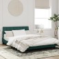 vidaXL Bettgestell mit Kopfteil Dunkelgrün 120x200 cm Samt vidaXL Bettgestell mit Kopfteil Dunkelgrün 120x200 cm Samt