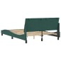 vidaXL Bettgestell mit Kopfteil Dunkelgrün 120x200 cm Samt vidaXL Bettgestell mit Kopfteil Dunkelgrün 120x200 cm Samt